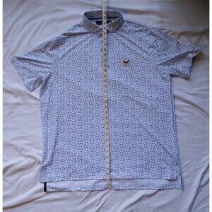 Ralph Lauren RLX Performance Golf Polo Graphic with Embroidered Eagle Size XL